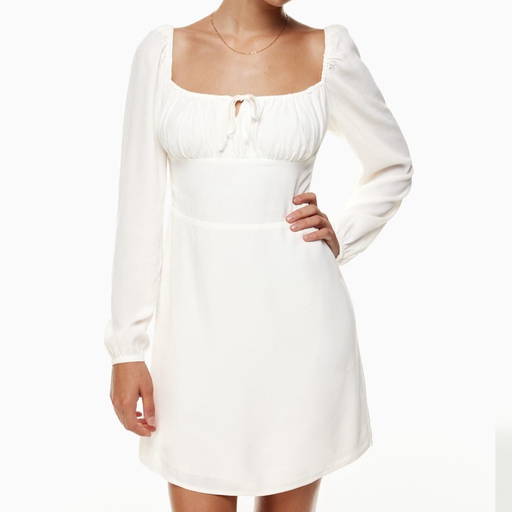 Aritzia light birch Sunday Best Delilah dress sz 2xs